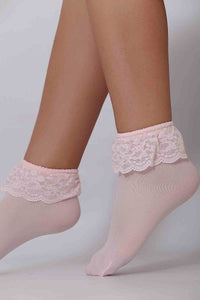 Daymod Mycro Dantelli Çocuk Soket Çorap